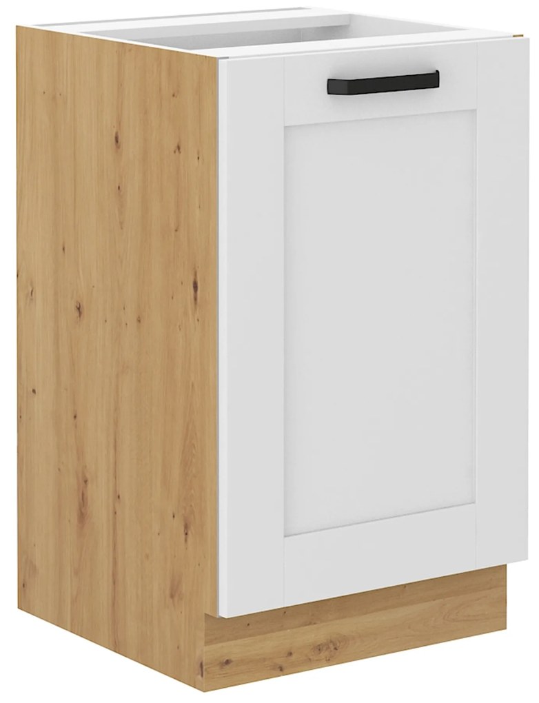 Mosogatószekrény Lesana 2 (fehér + artisan tölgy) 50 ZL 1F BB . 1063952