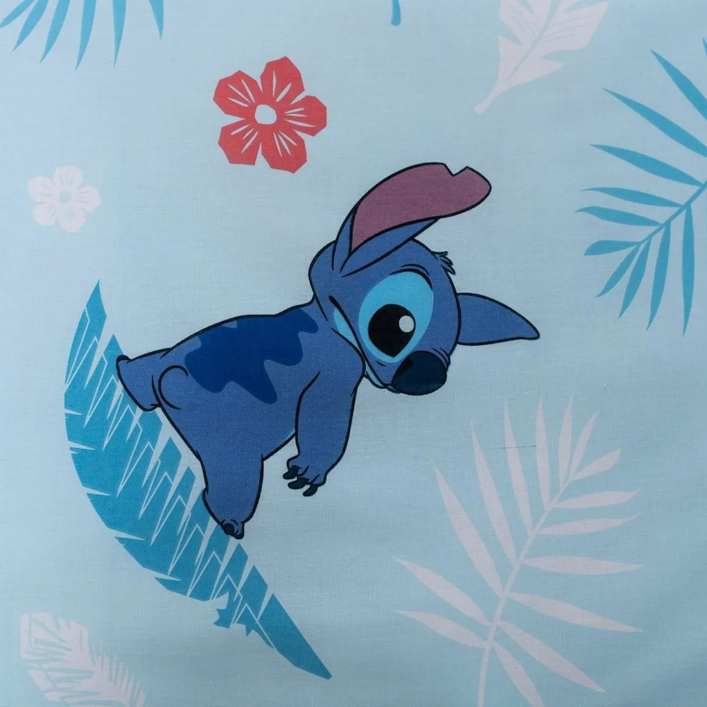 Jerry Fabrics Pamut ágynemű Lilo és Stitch Blue, 140 x 200 cm, 70 x 90 cm