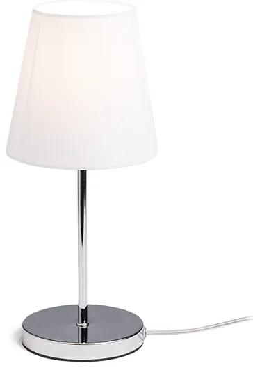 RENDL R11800 CONNY lámpabúra, asztali/állólámpa búrák Polycotton fehér/fehér PVC