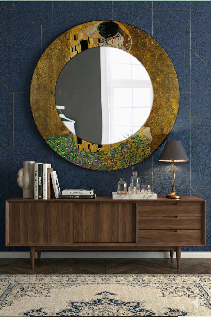 Üveg tükör, Ø58 cm – Artmdfmrr2