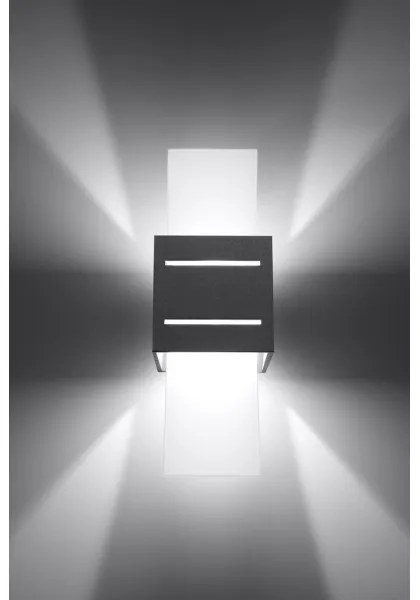 Fali lámpa LORETO 1xG9/40W/230V szürke