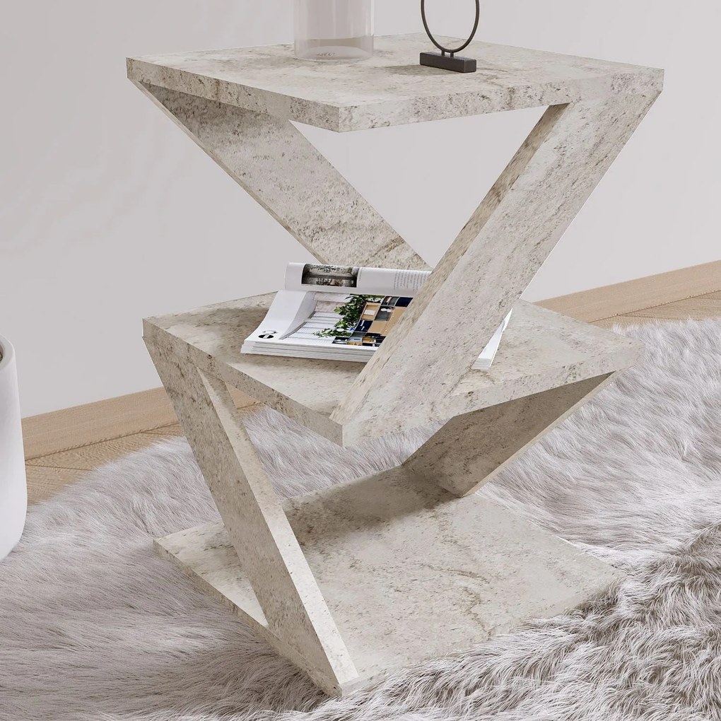 Kis asztal Albeni - Travertine