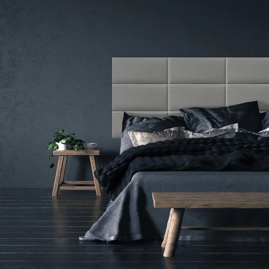 Kárpitozott panel - Téglalap - 60x20cm Szín: Türkiz