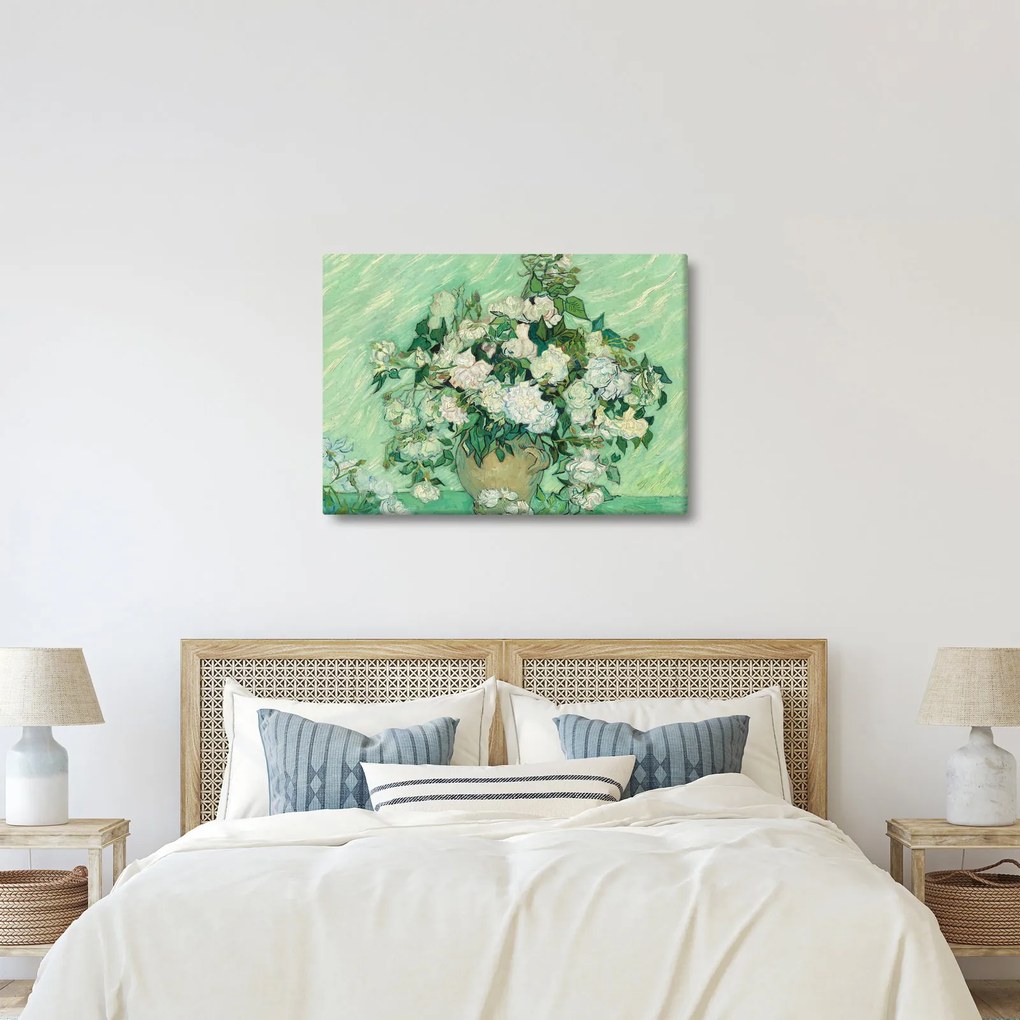 Kép - Vincent van Gogh, Roses, reprodukciók (70x50 cm)