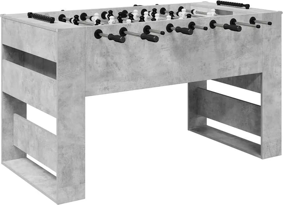 vidaXL Foci Asztal Beton Szürke 146,5 x 74 x 85 cm Faanyag