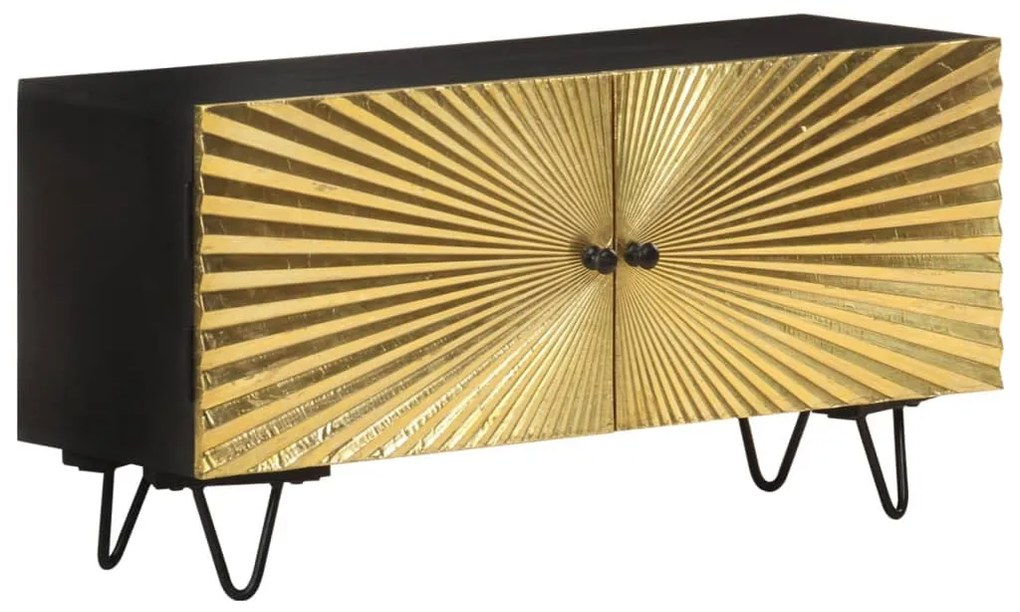 tömör mangófa TV-szekrény 90 x 30 x 45 cm