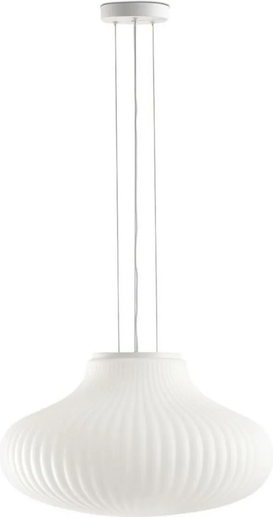 Faro Isabelle 500 függeszték, fehér, dizájner üveg, átmérő 50 cm