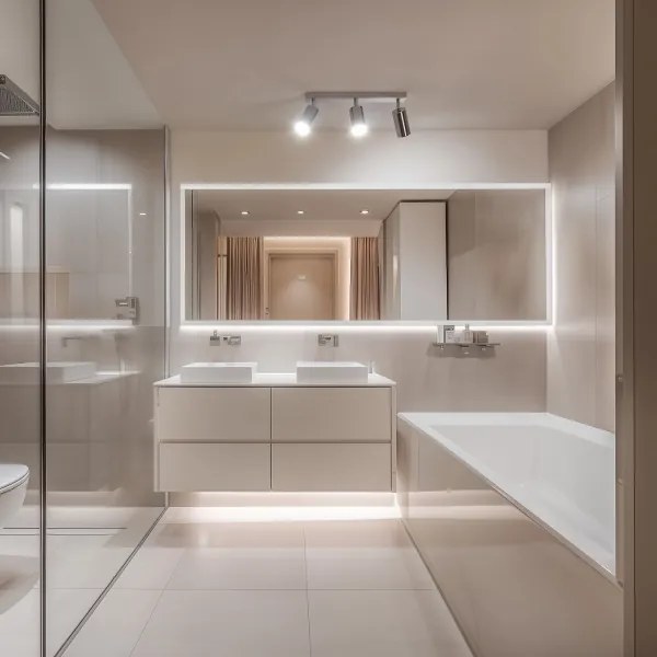 Brilagi - Fürdőszobai spotlámpa SELE 3xGU10/30W/230V IP44 fényezett króm