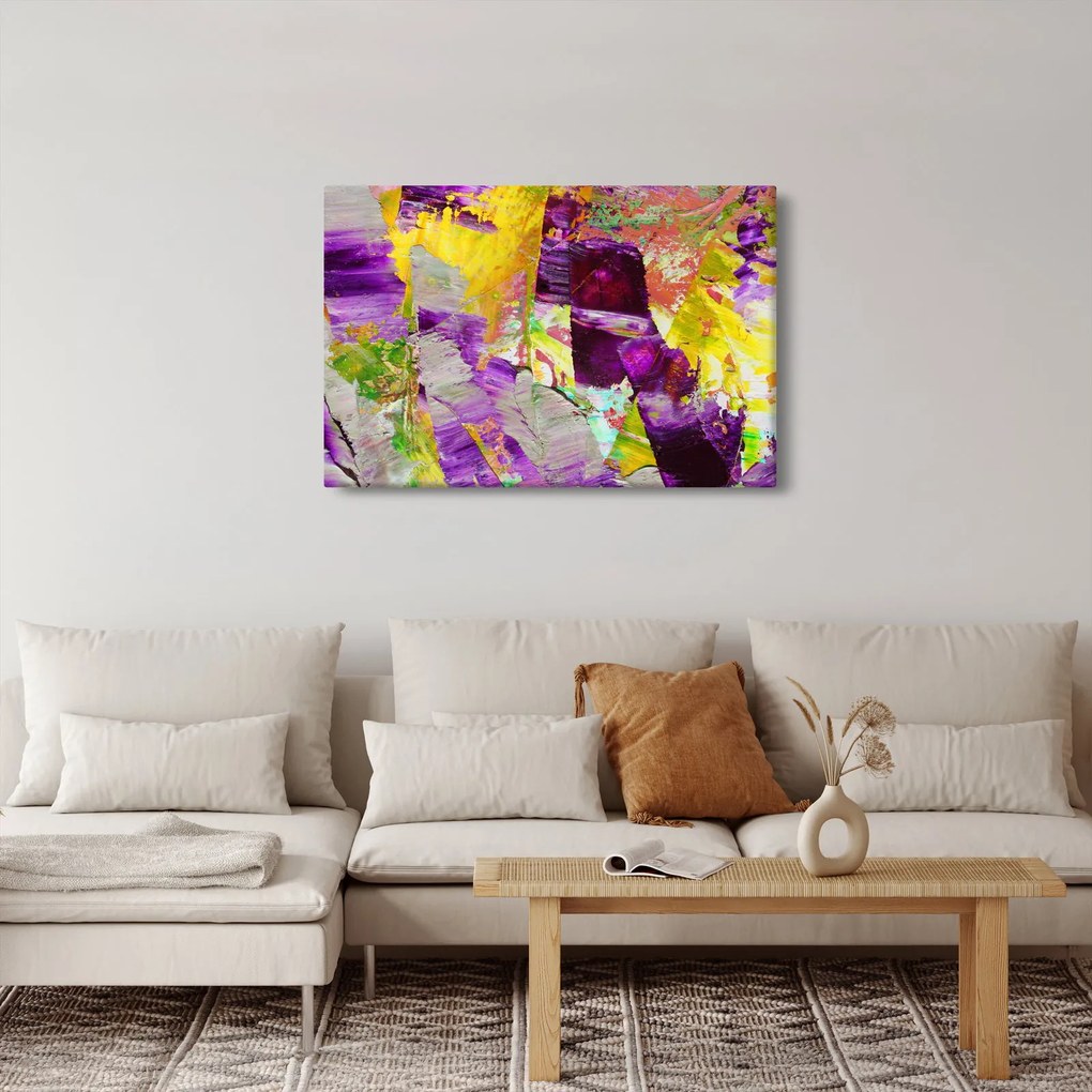 Absztrakció kép - festmény (90x60 cm)