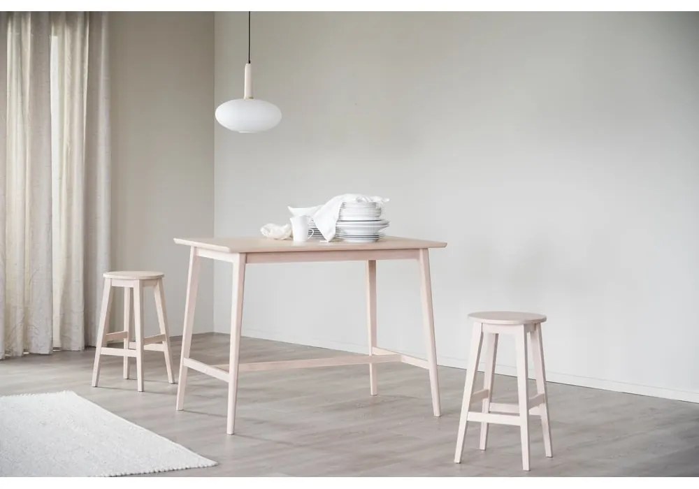 Fekete tölgyfa bárszék 65 cm Austin - Rowico