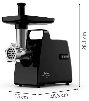 Tefal - Húsdaráló 6in1 2000W/230V fekete