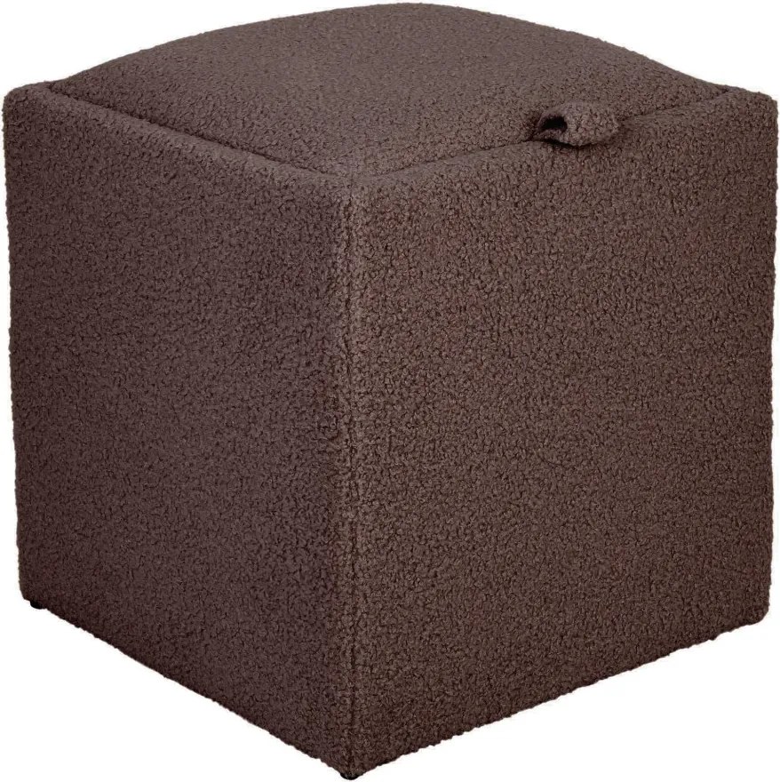 Box puff - T07 szövet - barna R