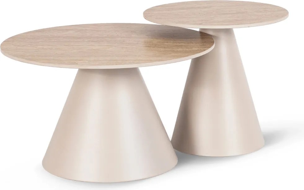 Kerámia asztalszett TENOR fekete márvány/fekete