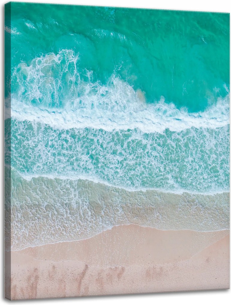 Vászonkép Tenger Hullámok Víz Tengerpart 30x40 cm Ajándéknak is tökéletes