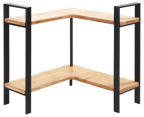 WENKO 53028100 - LOU polc 30x33 cm fekete/barna