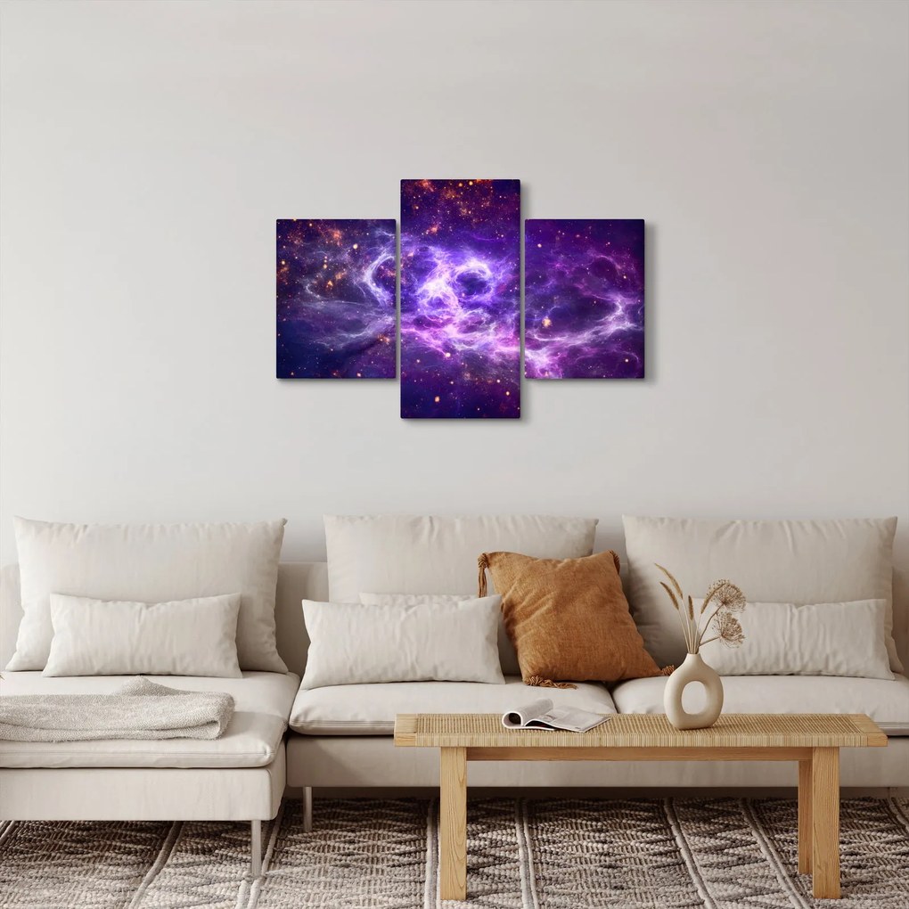 Kép - Lila Univerzum (90x60 cm)