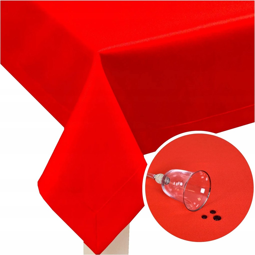 Abrosz Asztalra Panama 500x140 piros Foltálló Dekoratív