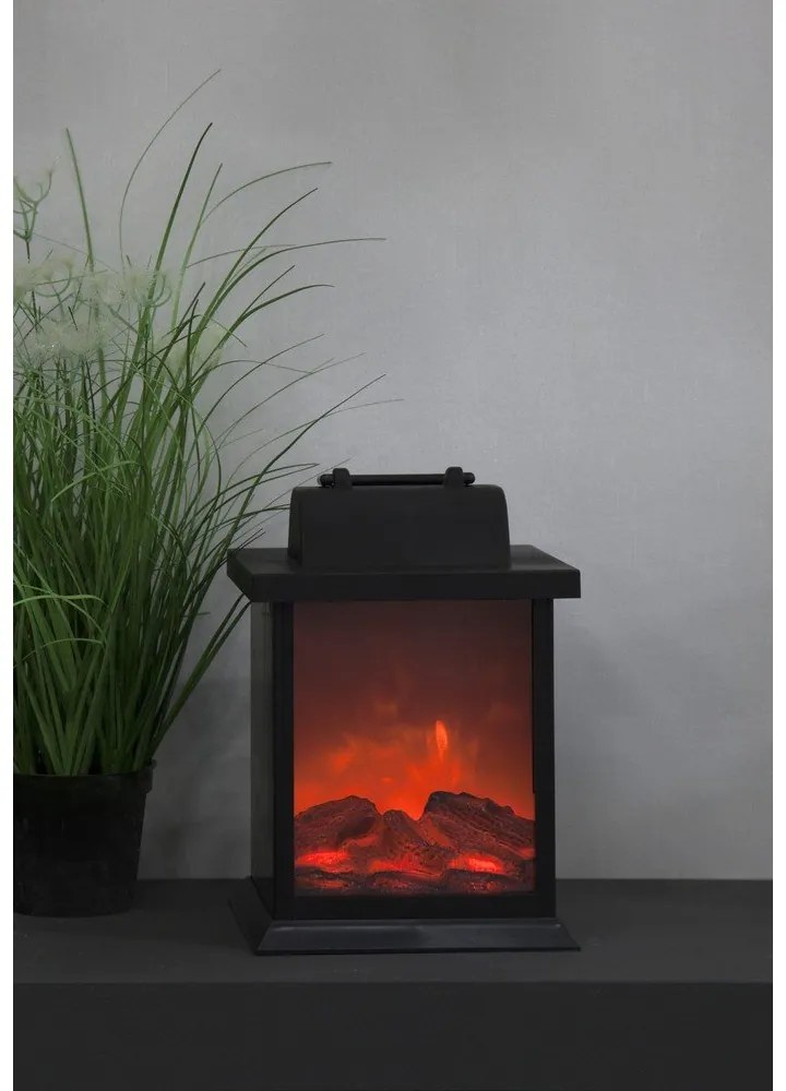 Fireplace világító LED dekoráció láng imitációval, szélesség 15 cm - Star Trading