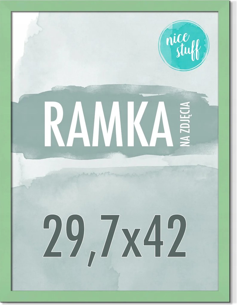 Képkeret A3 29,7x42 Képkeret 42x29,7 Mdf Menta