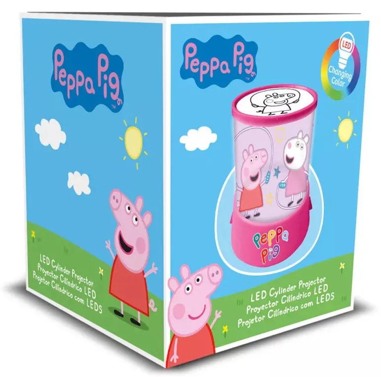 Peppa malac 2 az 1-ben kivetítő, lámpa, éjszakai fény