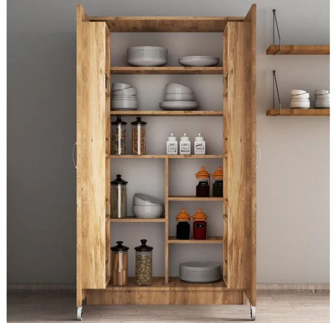 ERC0102 Magas konyhaszekrény Atlanti fenyő