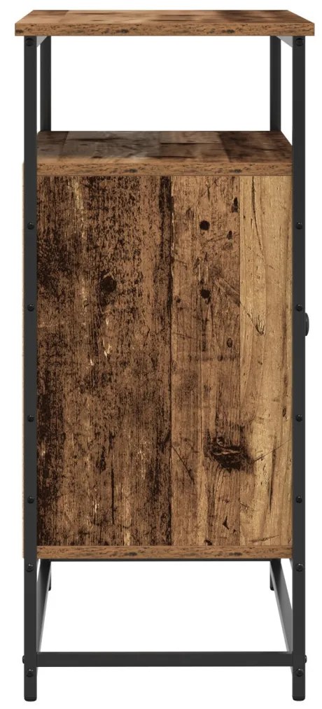 Old Wood oldalbord 69x35x80 cm Mérnöki Fa és Acél
