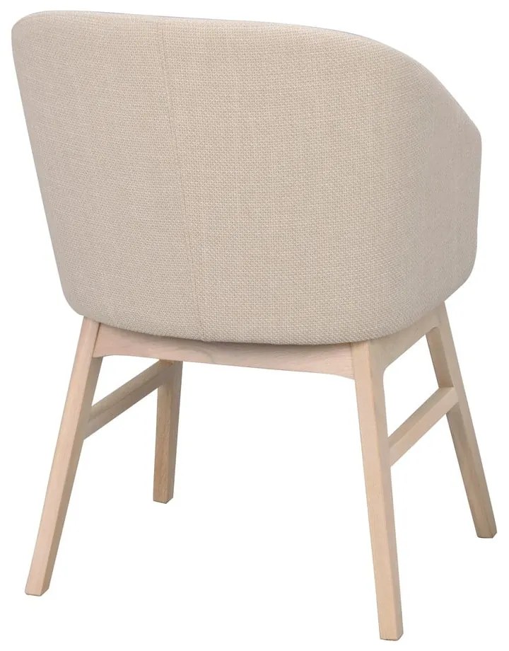 Bézs kárpitozott étkezőfotel szett 2 db-os Windham – Rowico