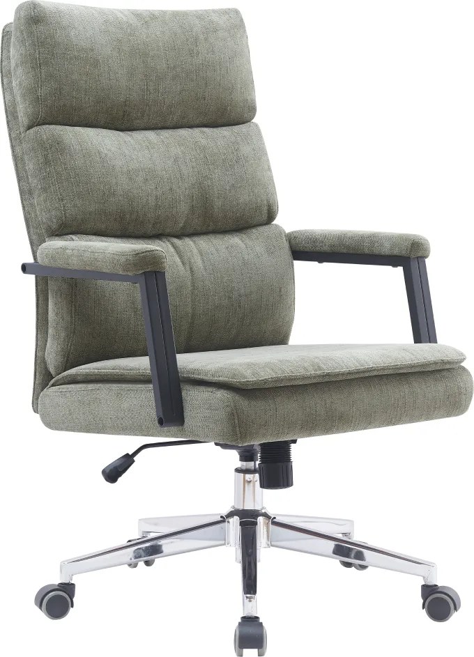 Irodai szék, zöld/króm, ZAVIER