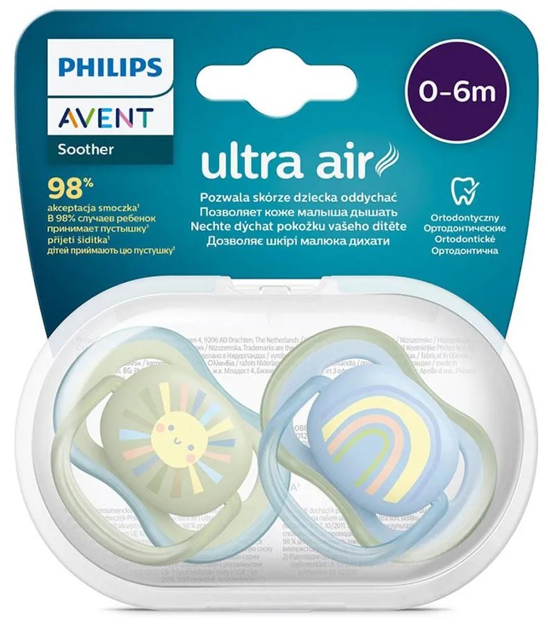 Baba cumi Ultra air Avent 0- 6 hónap 2 darab fiú, vel. 0-6 h