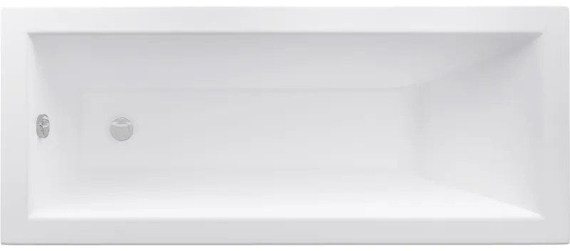 Mexen Cubik téglalap alakú kád 140 x 70 cm, fehér - 55031407000