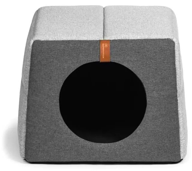 Világosszürke kutya ház 48x48 cm Up and Down XL - Rexproduct