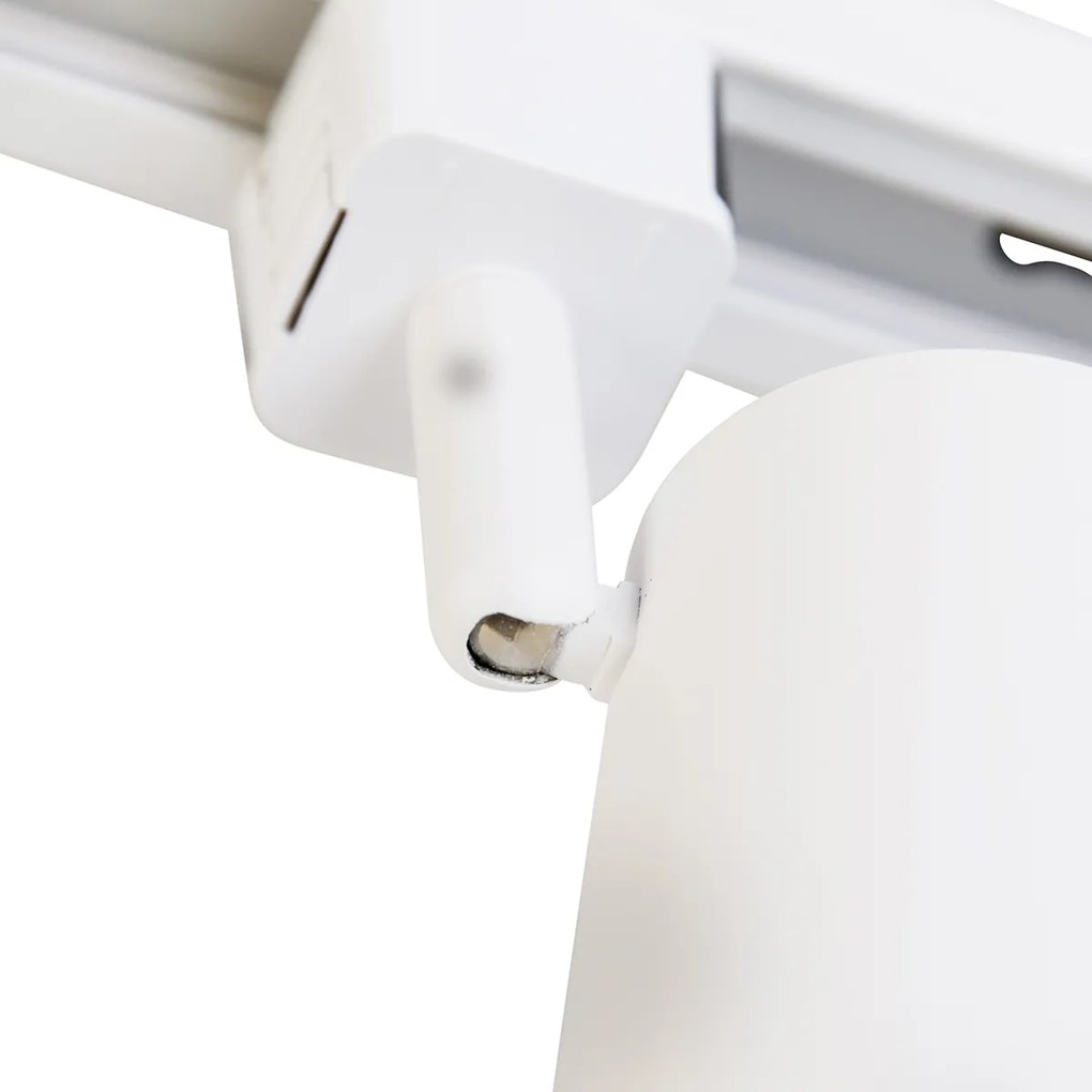 Modern 1 fázisú sínrendszer 4 fehér spotlámpával - Jeana