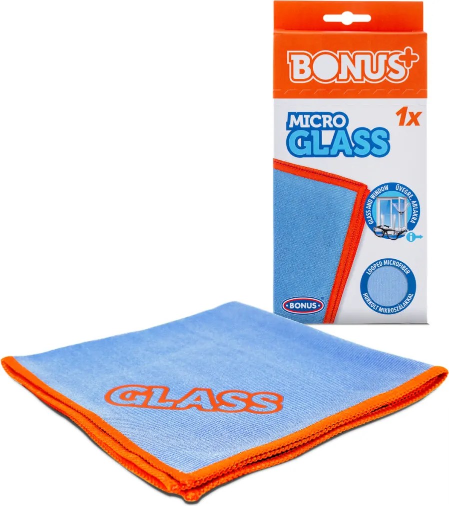 Bonus Microglass mikorszálas üvegtörlő kendő 35x35cm 1 darabos