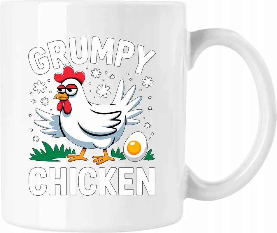 Csirke bögre chiken madár tojás 1 fehér 330ml