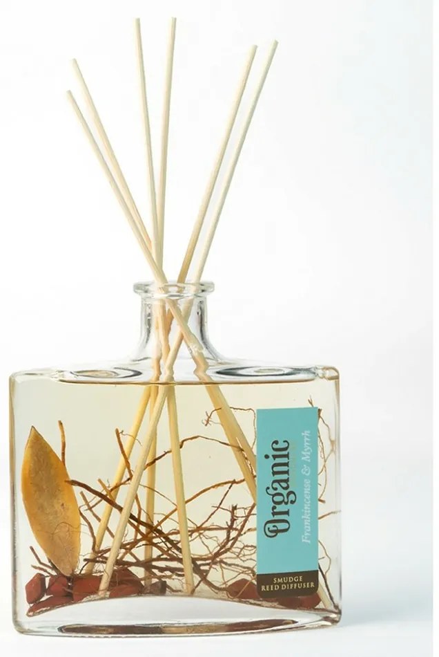 Organikus diffúzor Frankincense & Myrrh 150ml, pálcikákkal