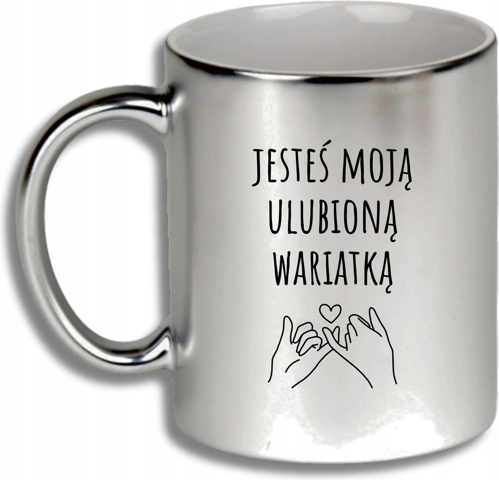 Ezüst Bögre Ajándék Különböző Alkalmakra Kedvenc Őrült