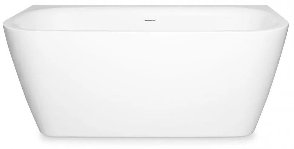 MONA egyenes fürdőkád - fényes fehér
