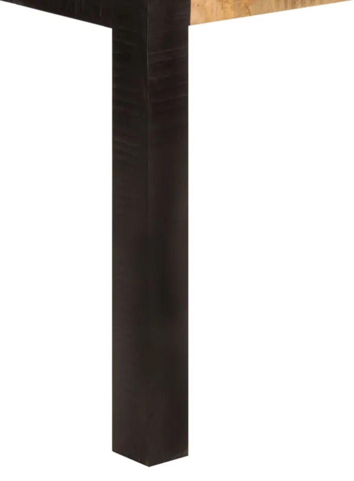tömör mangófa étkezőasztal 120x60x76 cm