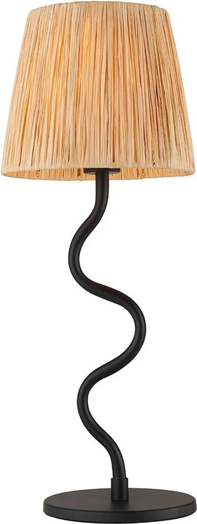 Endon modern asztali lámpa wriggle fekete end100958