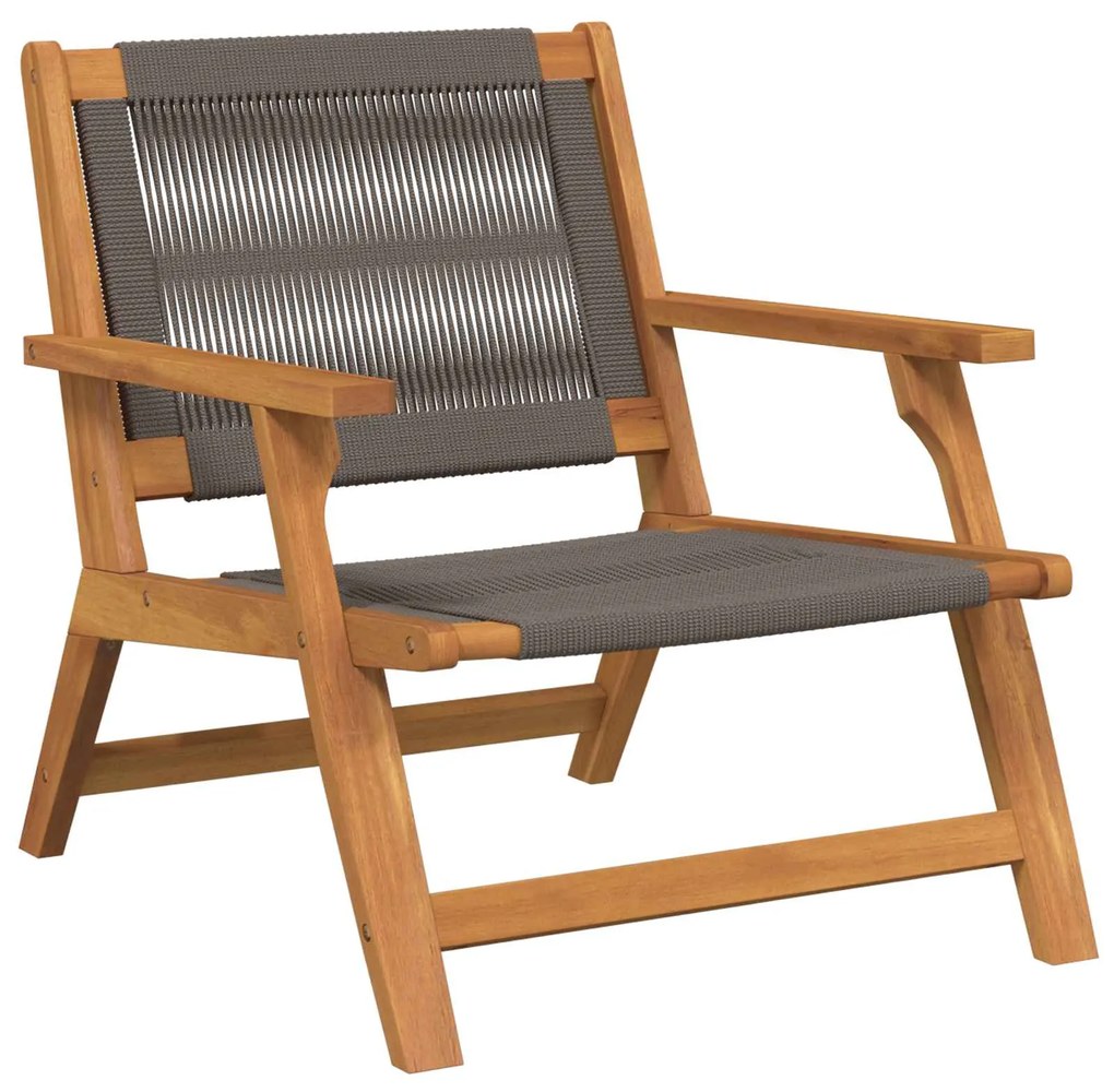 vidaXL Kerti bútor 2 pcs Szürke 67 x 76 x 73 cm Tömör Akácfa