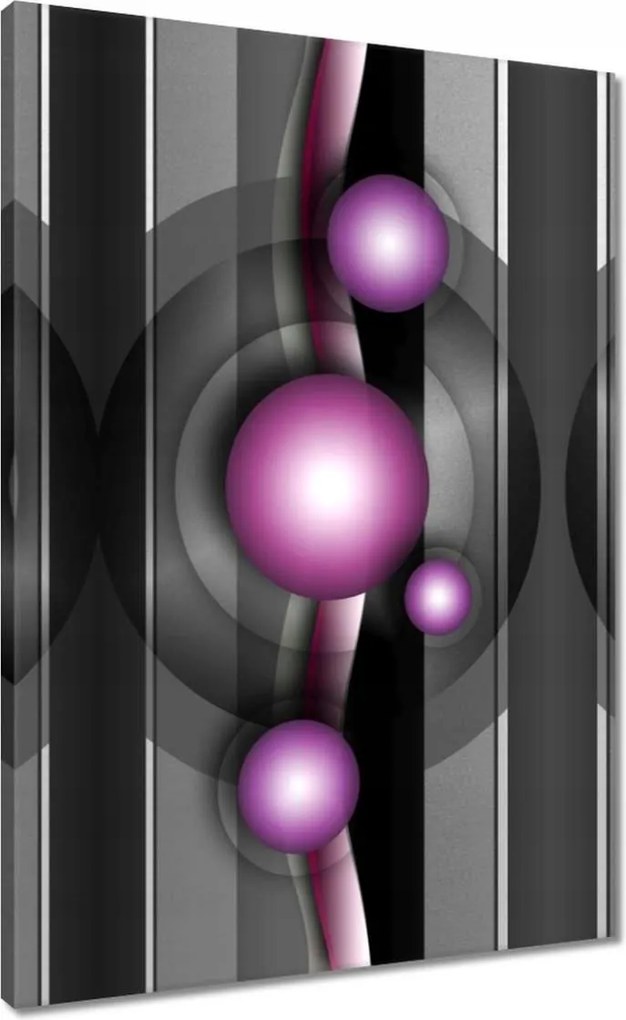 Vászonkép 50x70 Lila absztrakt