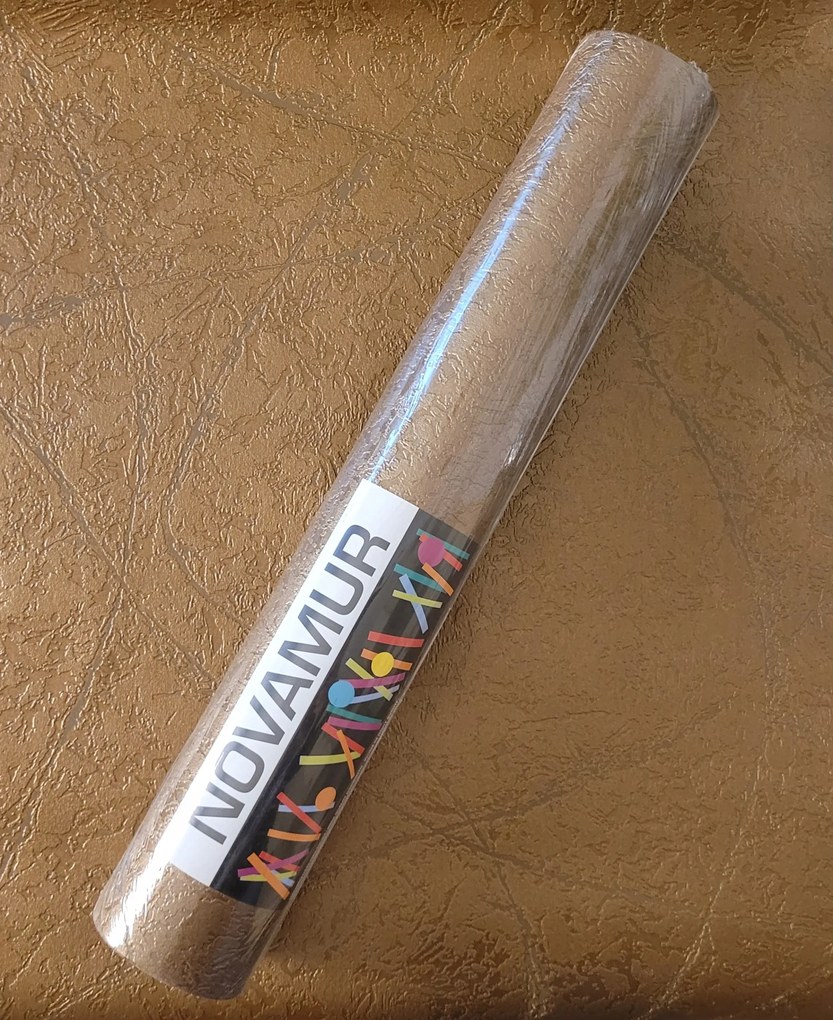 Vakolat utánzat tapéta, arany csillogó díszítés, 6403-20