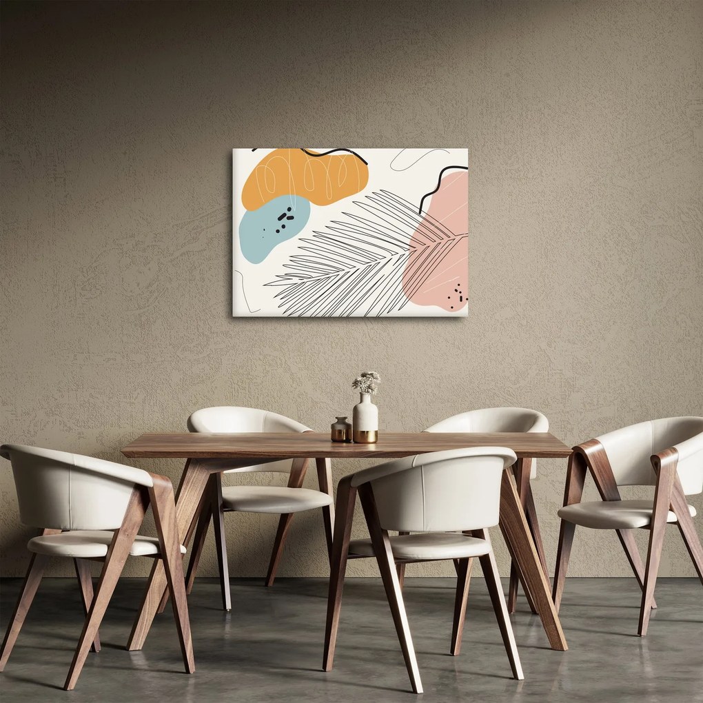 Kép - Levél illusztráció (70x50 cm)