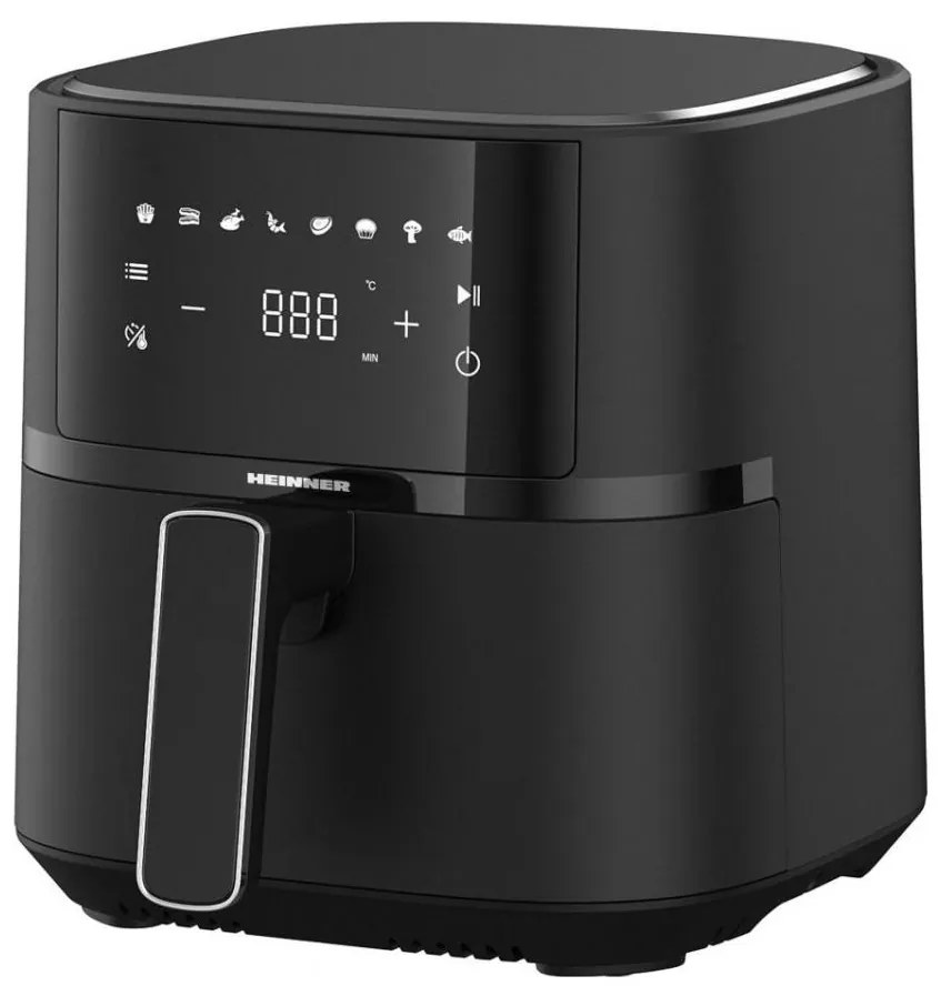Heinner HAF-B4BK1500 - Forrólevegős fritőz 4 l 1500 W/230 V fekete