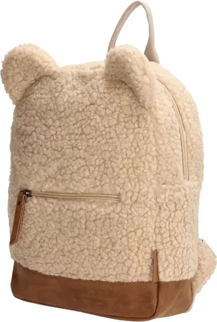 Bézs bolyhos gyerek hátizsák „Winnie”