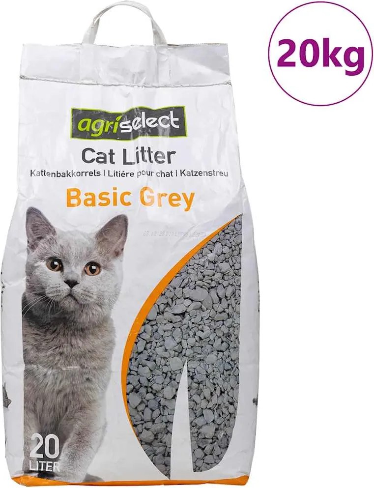 vidaXL macskaalom babapúderes illatú bentonit 20L