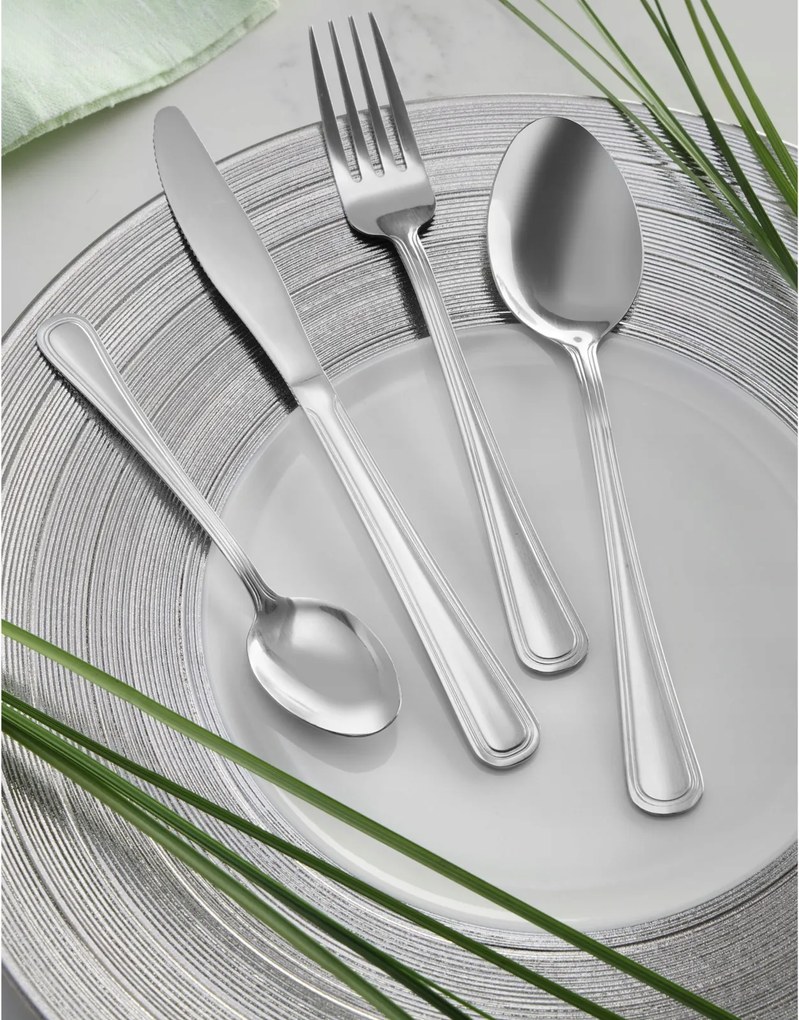 Rozsdamentes Acél Evőeszköz Asztali Kés Szett 6 Db Hendi