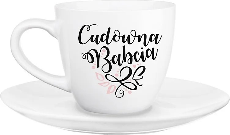 Csésze 230ml csészealj Csodálatos Nagymama, Ajándék Nagyinak Nagymama napjára