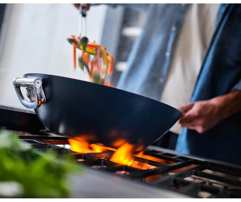 Wok serpenyő kerámia felülettel ø 32 cm Space – Joseph Joseph