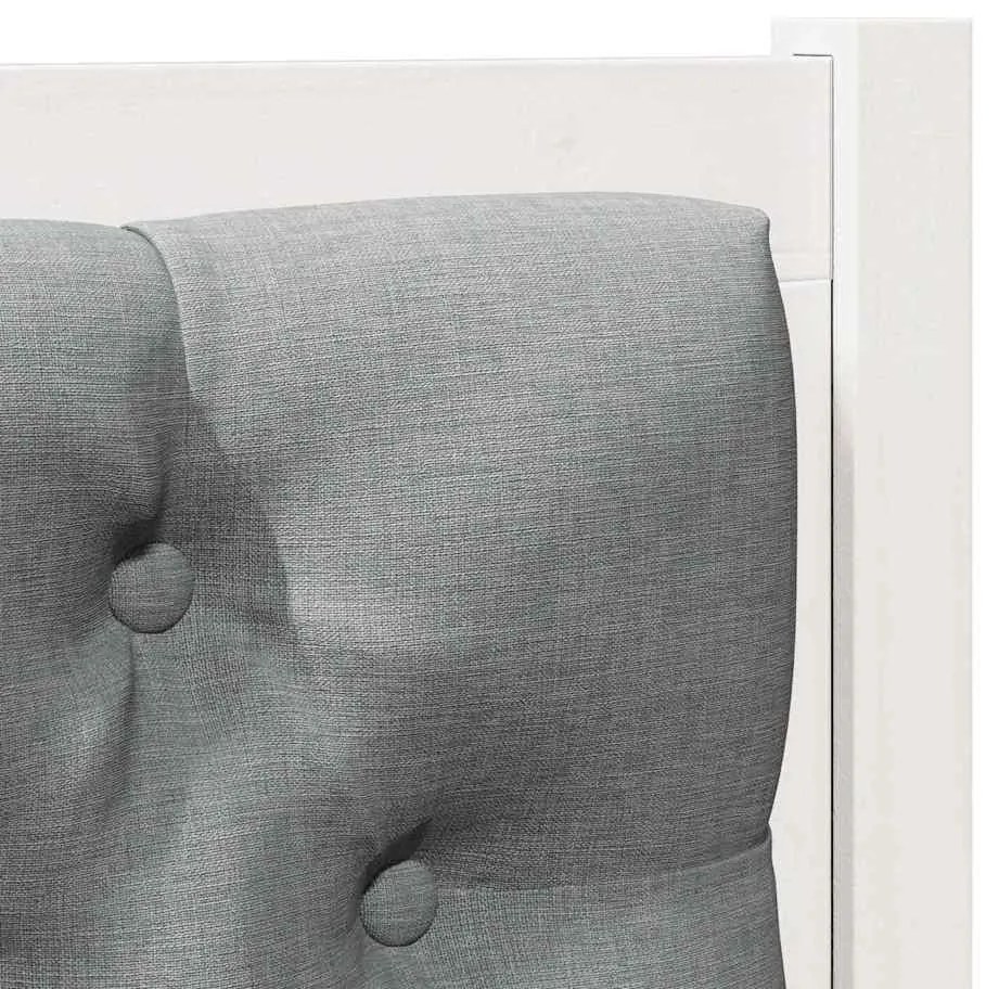 Fejtámla Egyéb Fehér és világosszürke 80 cm Tömör fenyőfa